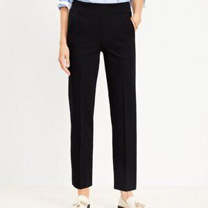 NWT LOFT Pull On Straight Pants in Ponte
